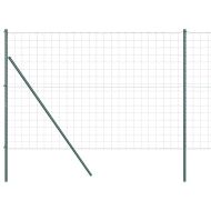Оградa с колчета Зелен 1.6 x 10 m Стомана