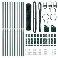 Оградa с колчета Зелен 1.2 x 25 m Стомана