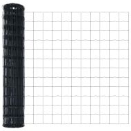 Оградa с колчета Сив 1.2 x 10 m Стомана