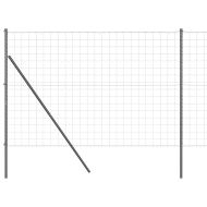 Оградa с колчета Сив 1.5 x 10 m Стомана