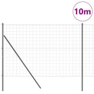 Оградa с колчета Сив 1.6 x 10 m Стомана
