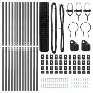 Оградa с колчета Сив 1 x 25 m Стомана