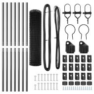 Оградa с колчета Сив 1.2 x 10 m Стомана