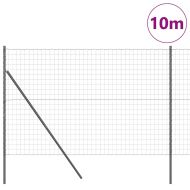 Оградa с колчета Сив 1.6 x 10 m Стомана