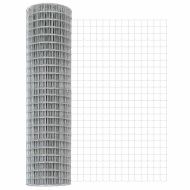 Оградa с колчета Сребрист 1.2 x 10 m Стомана