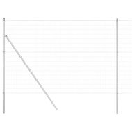 Оградa с колчета Сребрист 1.6 x 10 m Стомана