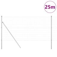 Оградa с колчета Сребрист 1.2 x 25 m Стомана
