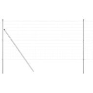 Оградa с колчета Сребрист 1 x 25 m Стомана