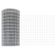 Ограда с пост Сребрист 0,4 x 50 м Стомана и PVC