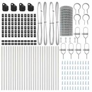 Оградa с колчета Сребрист 0.6 x 50 м Стомана