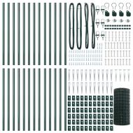 Оградa с колчета Зелен 0.6 x 50 м Стомана