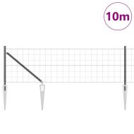 Оградa с колчета Сив 0.4 x 10 м Стомана