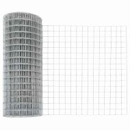 Оградa с колчета Сребрист 0.6 x 10 м Стомана
