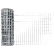 Оградa с колчета Сребрист 1 x 10 m Стомана