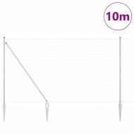 Оградa с колчета Сребрист 1.6 x 10 m Стомана