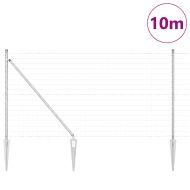 Оградa с колчета Сребрист 1.2 x 10 m Стомана