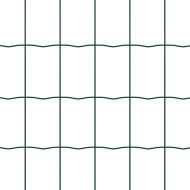 Оградa с колчета Зелен 1.2 x 10 m Стомана