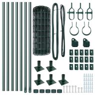 Оградa с колчета Зелен 0.6 x 10 м Стомана