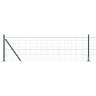 Оградa с колчета Зелен 0.4 x 25 м Стомана