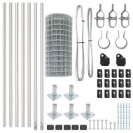 Ограда с пост Сребрист 0,6 x 10 м Стомана