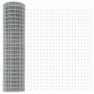 Оградa с колчета Сребрист 1.2 x 10 m Стомана