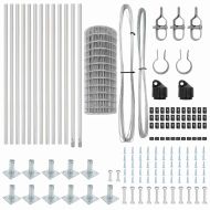 Оградa с колчета Сребрист 0.4 x 50 м Стомана