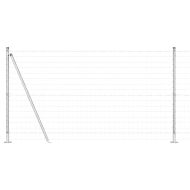 Оградa с колчета Сребрист 1.2 x 25 m Стомана