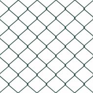 Оградна верига с колони Зелен 0.8 x 10 m Стомана