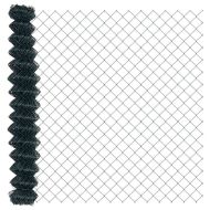 Оградна верига с колони Зелен 1.6 x 10 m Стомана