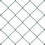 Оградна верига с колони Зелен 1.2 x 25 m Стомана