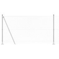 Оградна верига с колони Сребрист 1.2 x 10 m Стомана