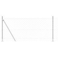 Оградна верига с колони Сребрист 0.8 x 10 m Стомана