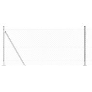 Оградна верига с колони Сребрист 0.8 x 25 m Стомана