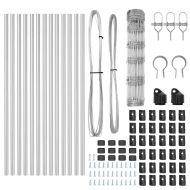 Ограда за пасища Сребрист 25 x 0.8 m Поцинкована стомана