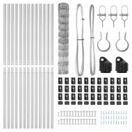 Стълб за ограда. Галванизирана 25 x 1 m Стомана