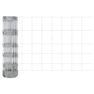 Ограда за пасища Сребрист 100 x 0.8 м Поцинкована стомана