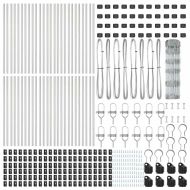 Ограда за пасища Сребрист 100 x 0.8 м Поцинкована стомана