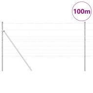 Ограда за пасища Сребрист 100 x 1 м Поцинкована стомана