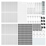 Ограда за пасища Сребрист 100 x 1 м Поцинкована стомана