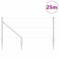 Ограда за пасища Сребрист 25 x 0.8 m Поцинкована стомана