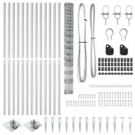 Ограда за пасища Сребрист 25 x 1.5 m Поцинкована стомана