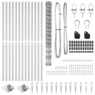 Ограда за пасища Сребрист 25 x 1.6 м Поцинкована стомана