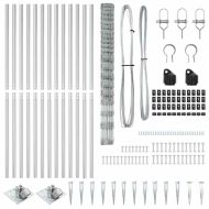 Ограда за пасища Сребрист 25 x 1.6 м Поцинкована стомана