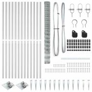 Ограда за пасища Сребрист 25 x 1.6 м Поцинкована стомана