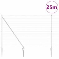 Ограда за пасища Сребрист 25 x 1.6 м Поцинкована стомана