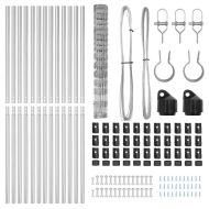 Ограда за пасища Сребрист 50 x 0.8 m Поцинкована стомана