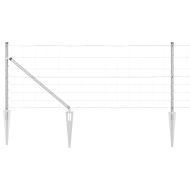 Ограда за пасища Сребрист 50 x 0.8 m Поцинкована стомана