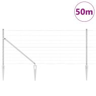 Ограда за пасища Сребрист 50 x 1 m Поцинкована стомана