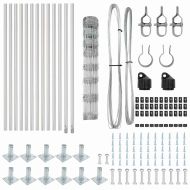 Ограда за пасища Сребрист 25 x 1 m Поцинкована стомана