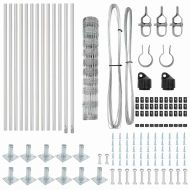 Ограда за пасища Сребрист 25 x 1 m Поцинкована стомана